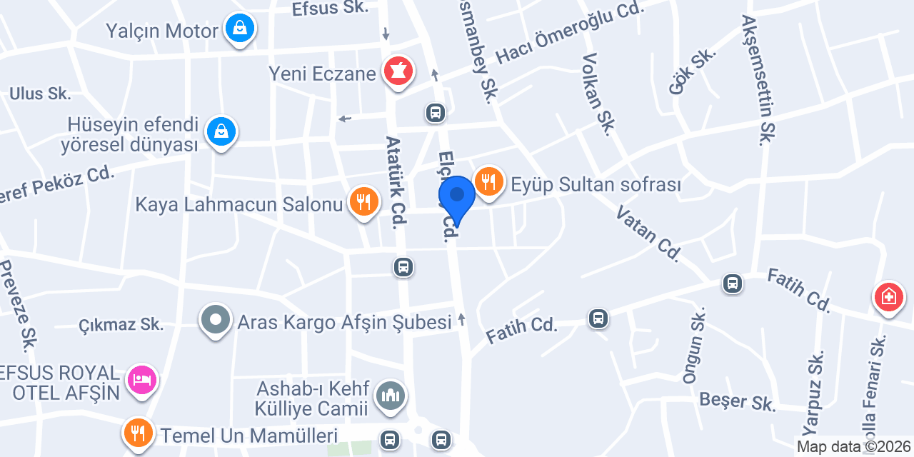 KARDEŞLER AUTO AFŞİN konumu