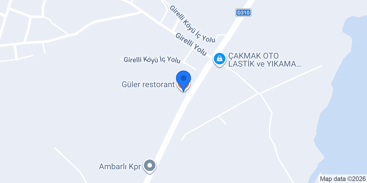 Güler restorant konumu