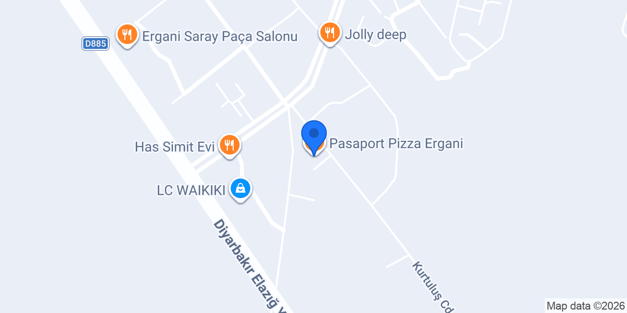 Pasaport Pizza Ergani konumu
