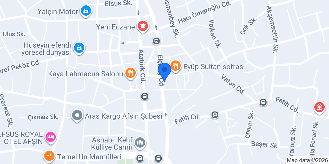 Karatut Veteriner Kliniği konumu