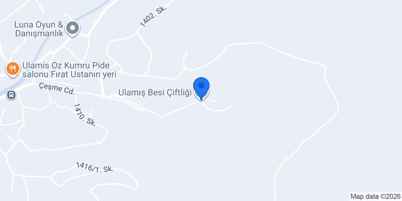 Ulamış Besi Çiftliği konumu