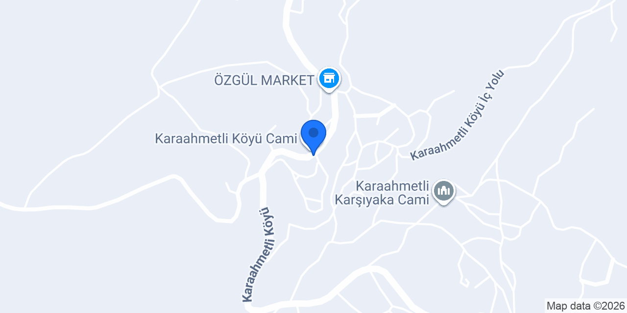 Karaahmetli İlköğretim Okulu konumu