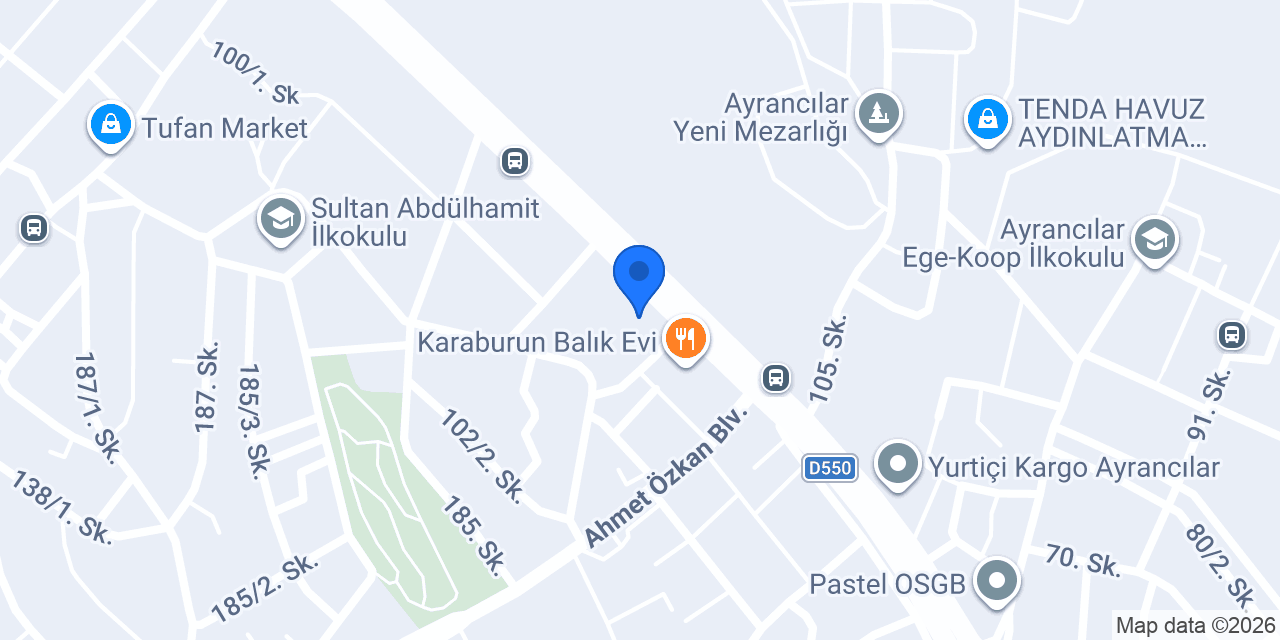 EGF YAPI MARKET konumu