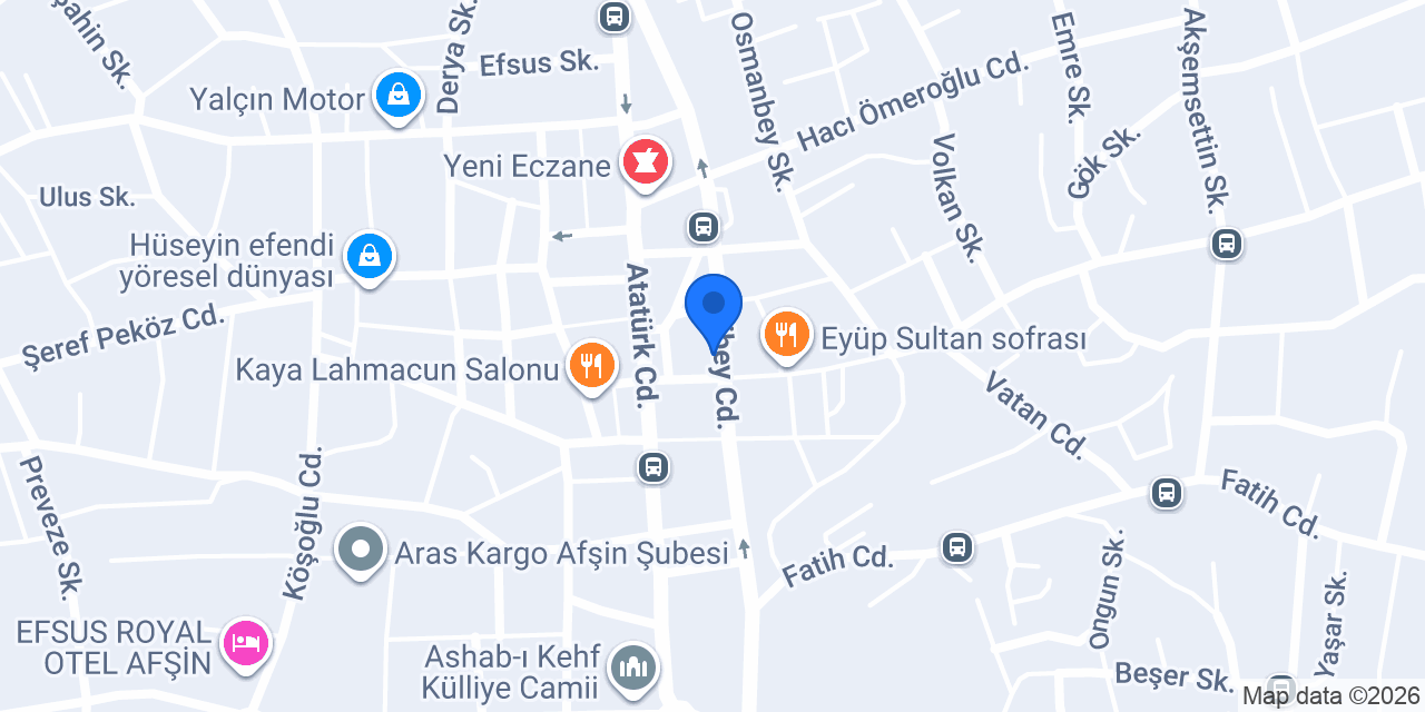 Mawi Cafe & Okey salonu konumu