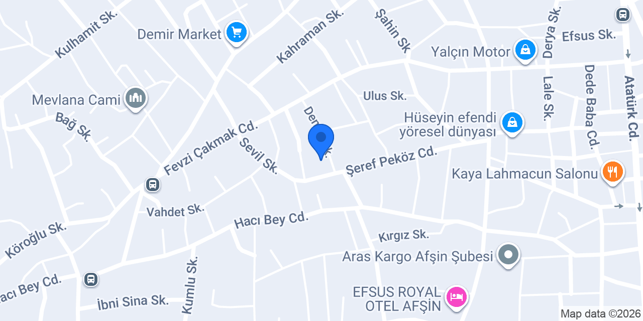 Muzaffer CEVİZ konumu