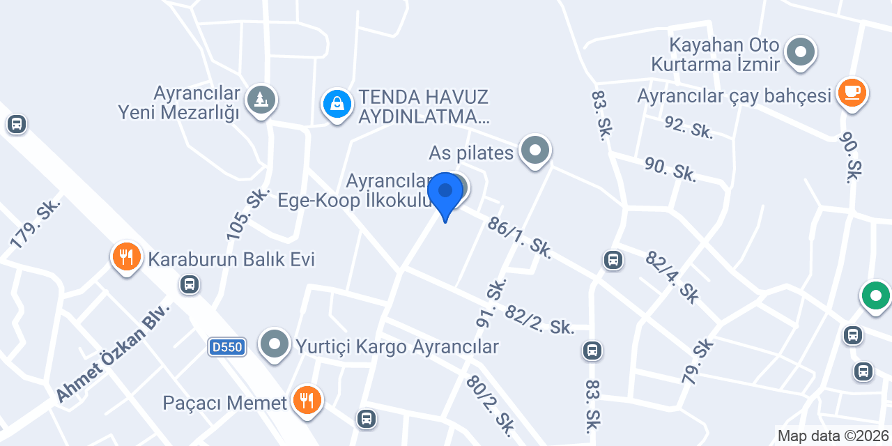 Ayrancılar Ege-Koop İlkokulu konumu