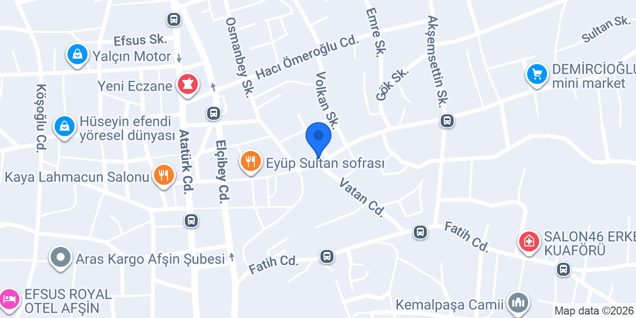 AĞCA alışveriş konumu