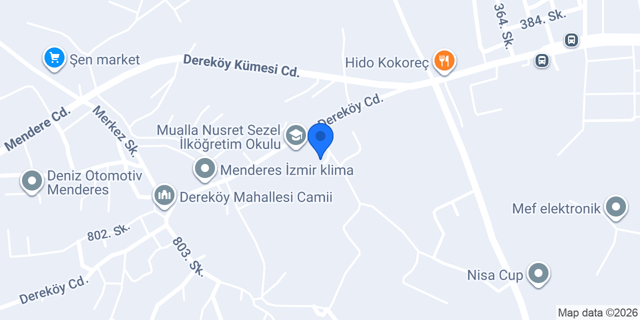 MENDERES MOBİLYA konumu