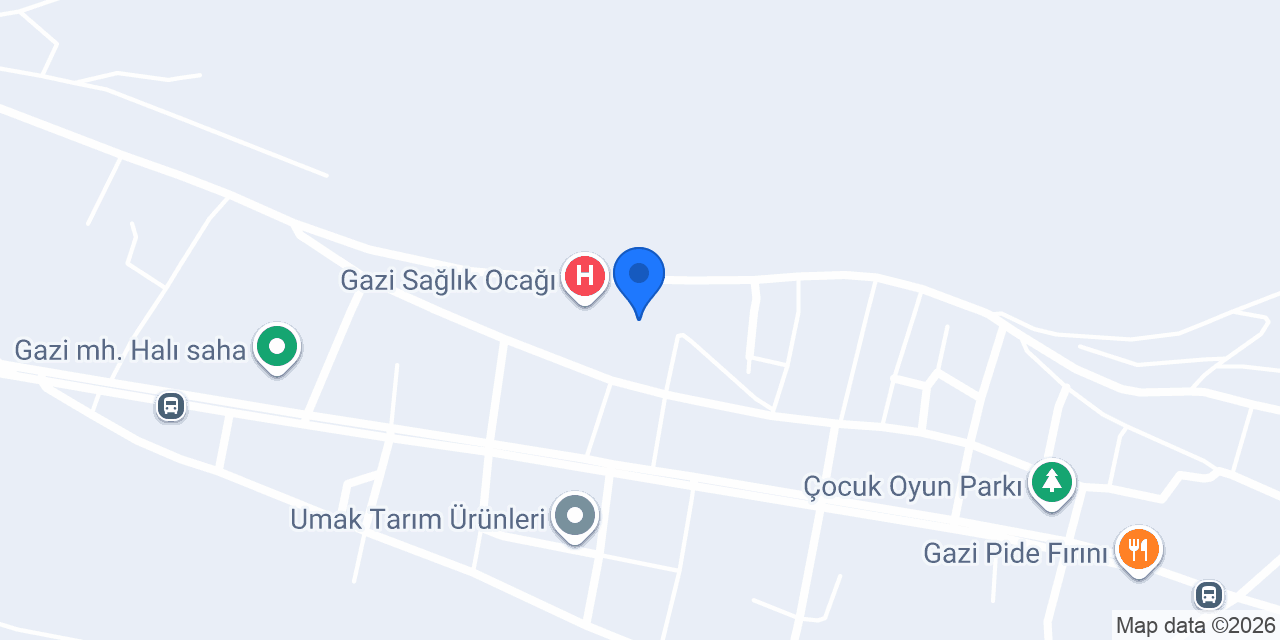 Gazi İlkokulu konumu