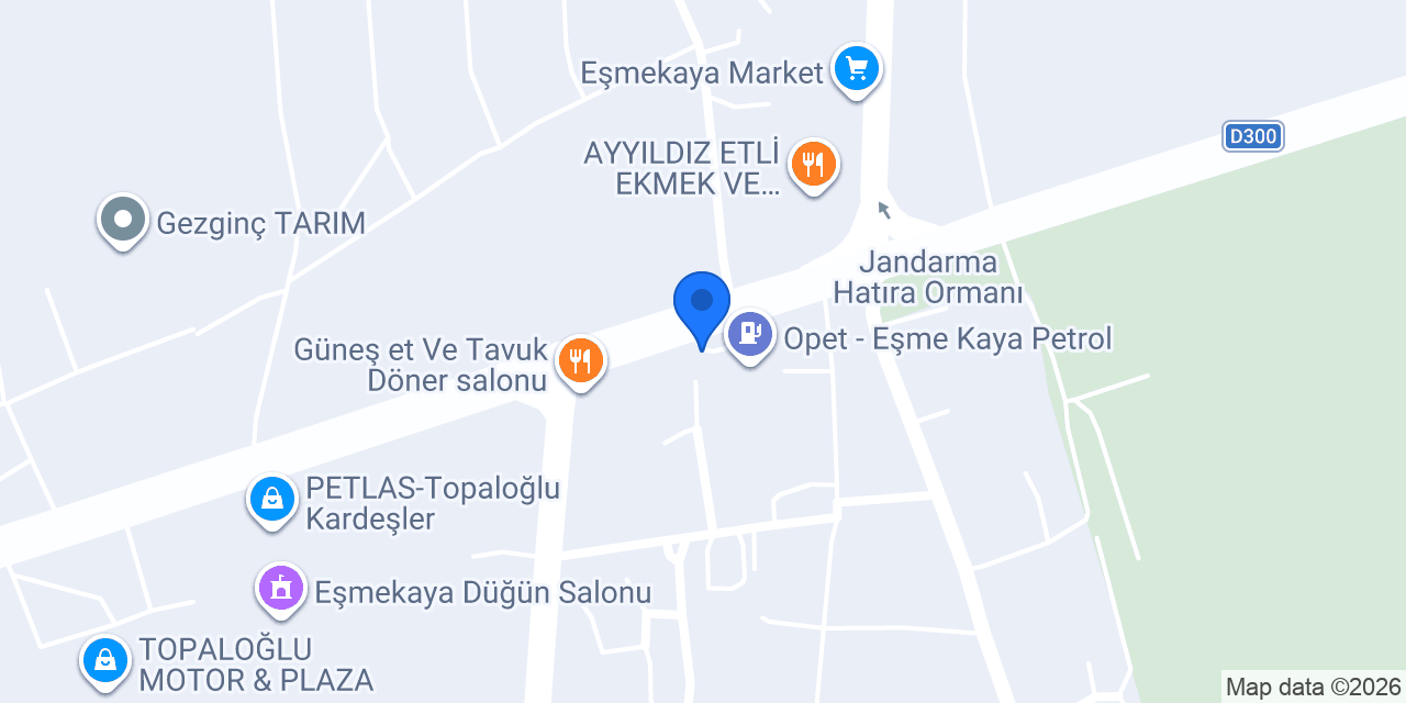 Akyüz oto lastik konumu