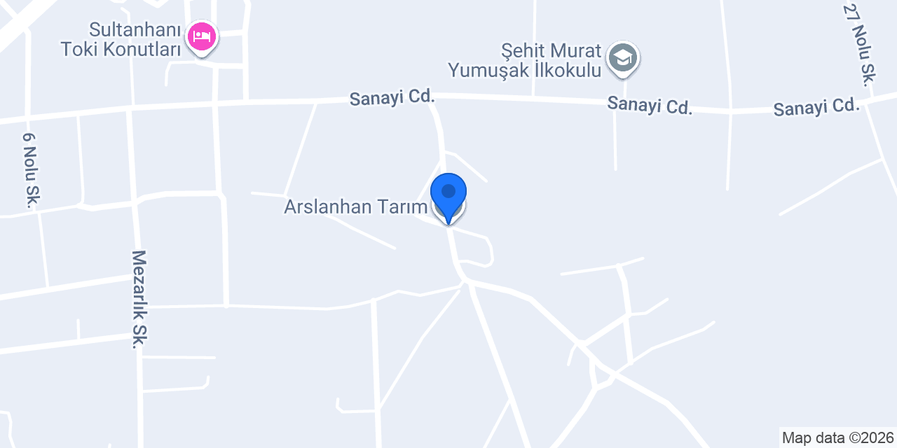 Arslanhan Tarım konumu