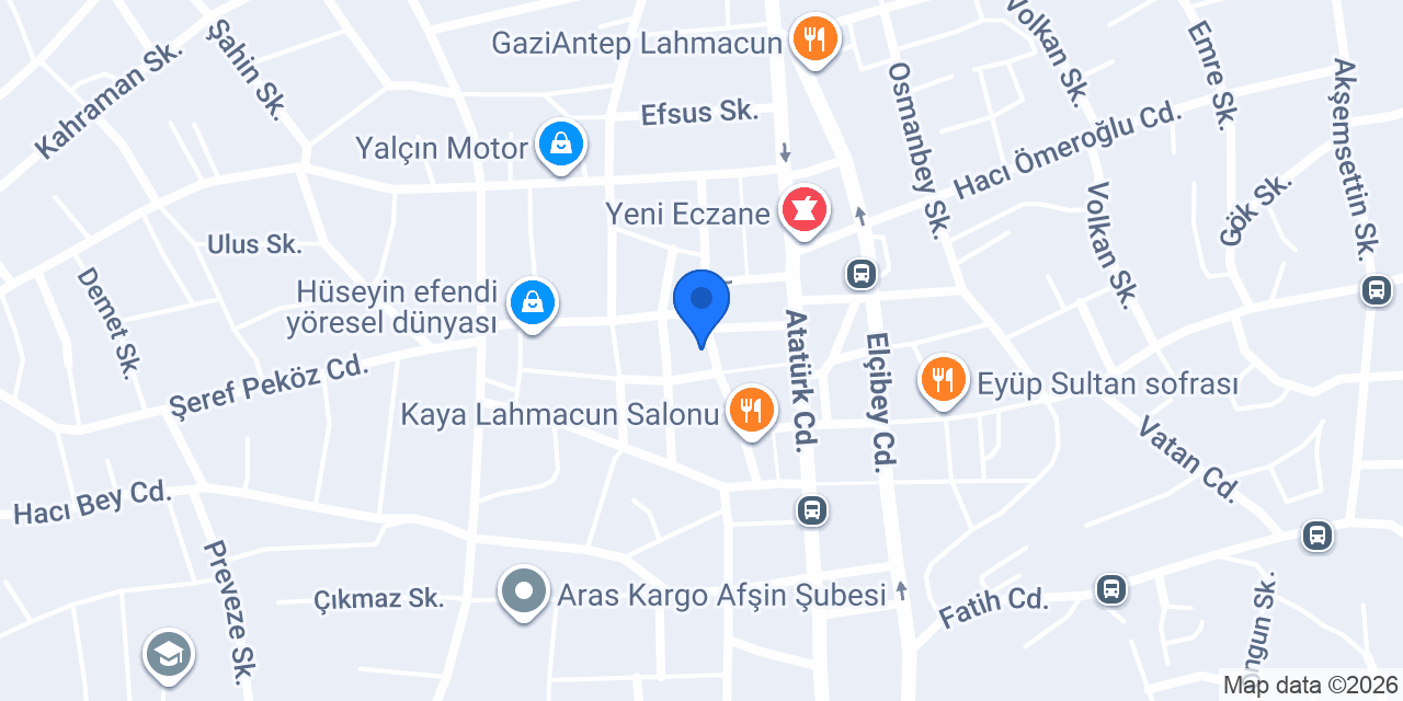 Akyar Elektrik konumu