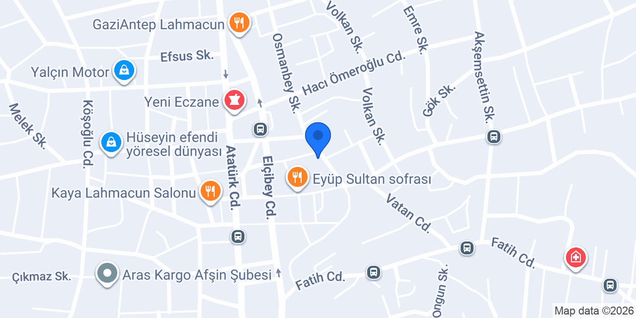 Şafak Bayan Kuaförü konumu