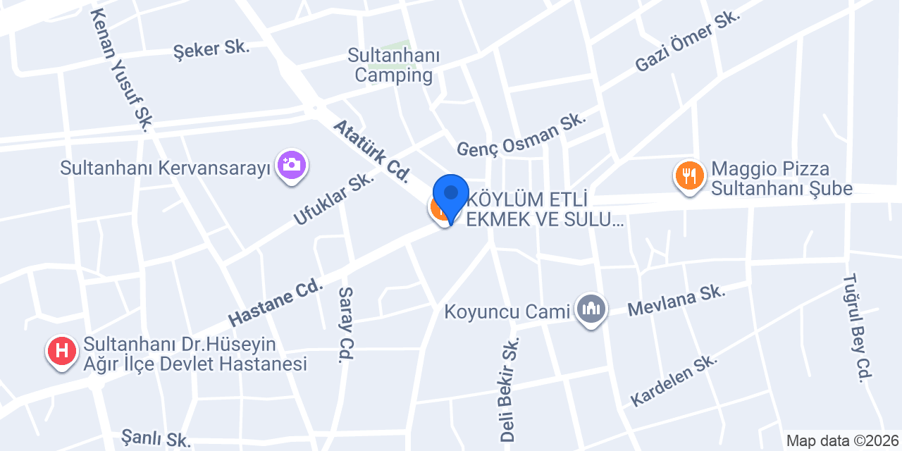 Simit Teknesi Sultanhanı konumu