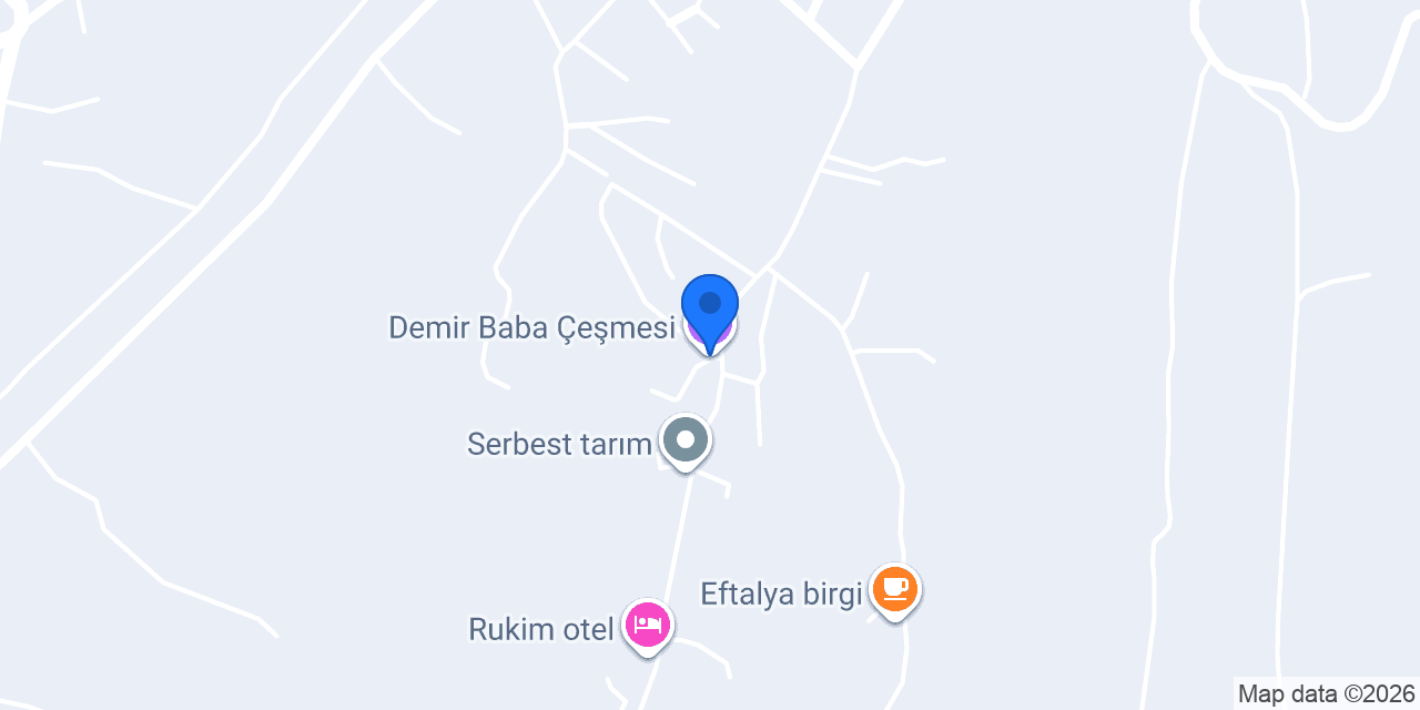 Demir Baba Çeşmesi konumu
