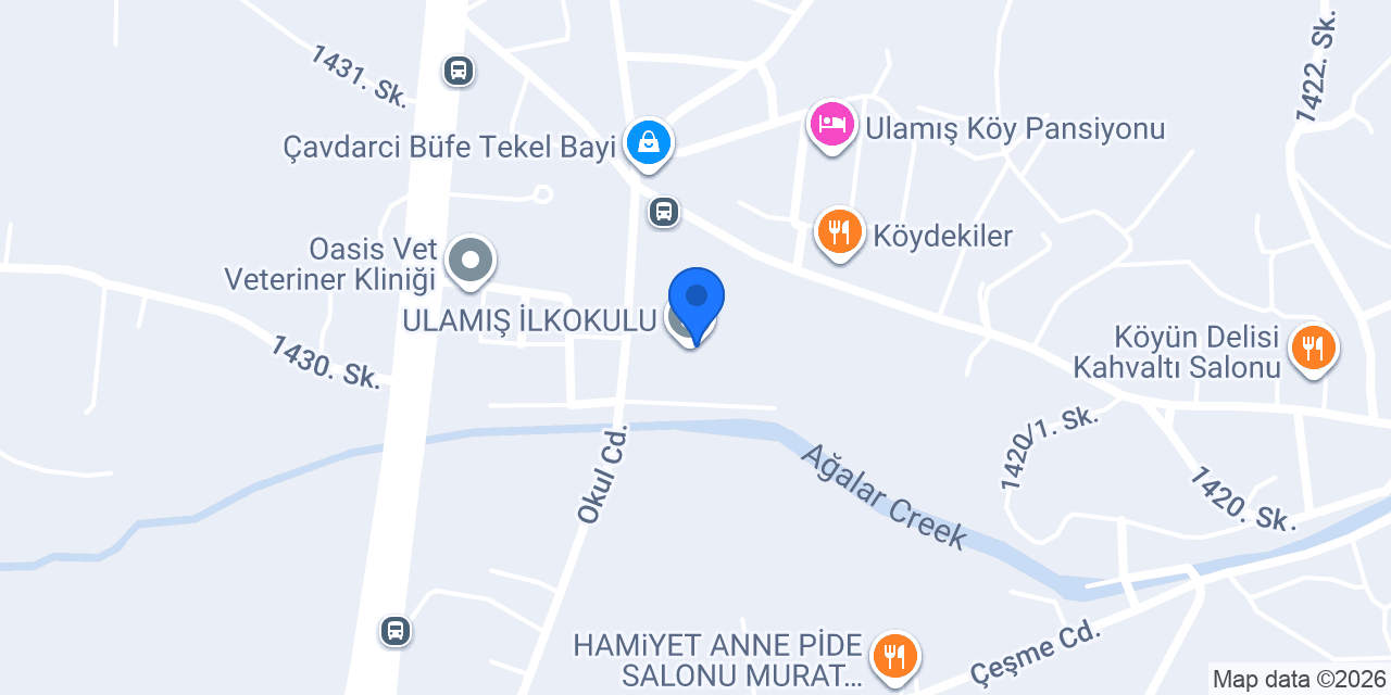 ULAMIŞ İLKOKULU konumu