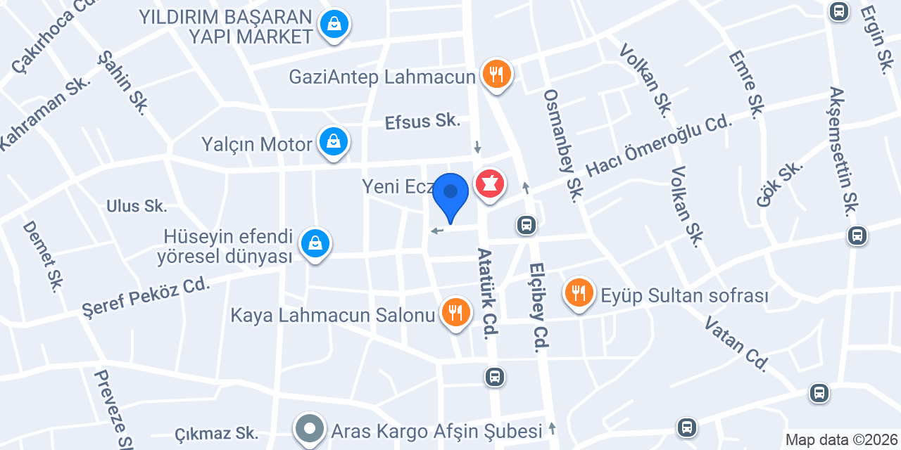 Nefis Döner Evi konumu