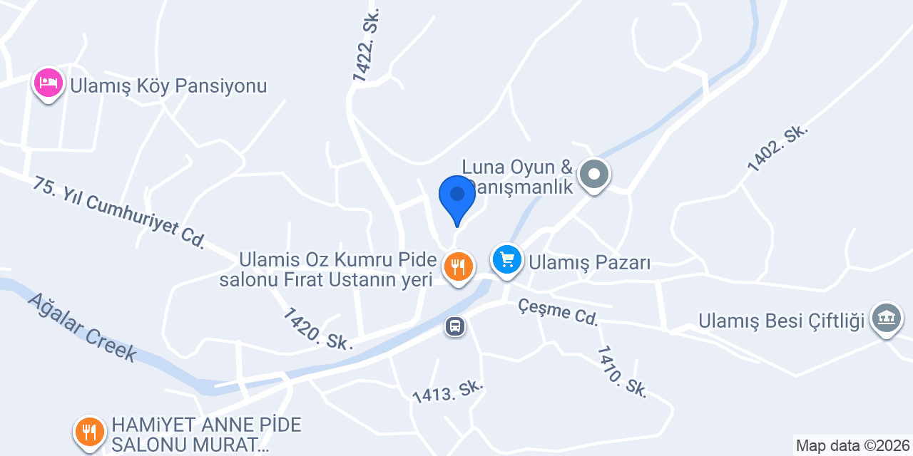 Ulamış Köy Evi (Dubleks Rustik Ev) konaklama konumu