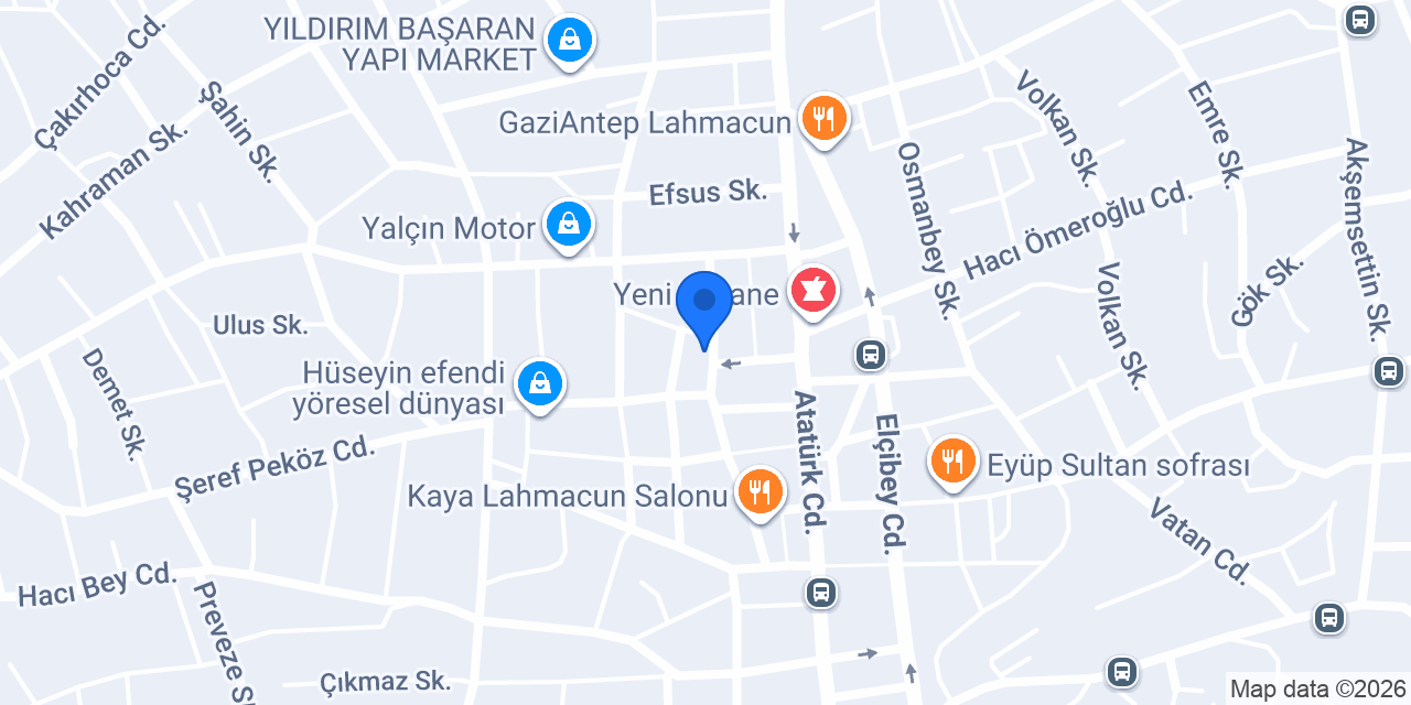 Ocakbaşı Kebap Ve Lahmacun Salonu konumu