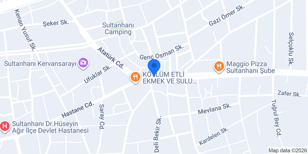 Sultanhanı Komagene konumu