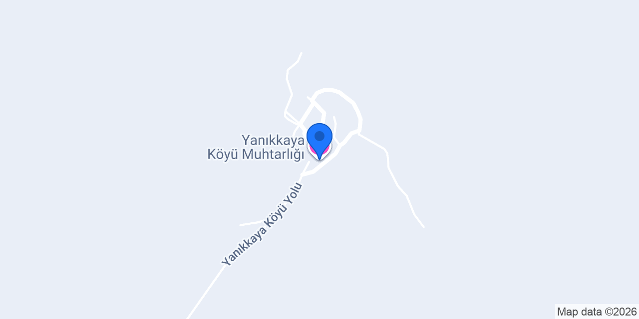 Yanıkkaya Köyü Muhtarlığı konumu