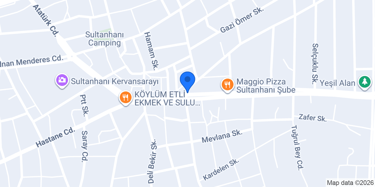 Sultanhanı Ekonomik Pazar konumu