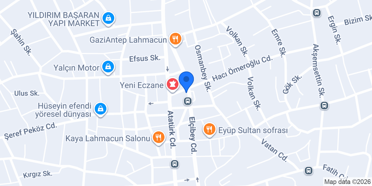 Şekerbank Afşin Şubesi konumu