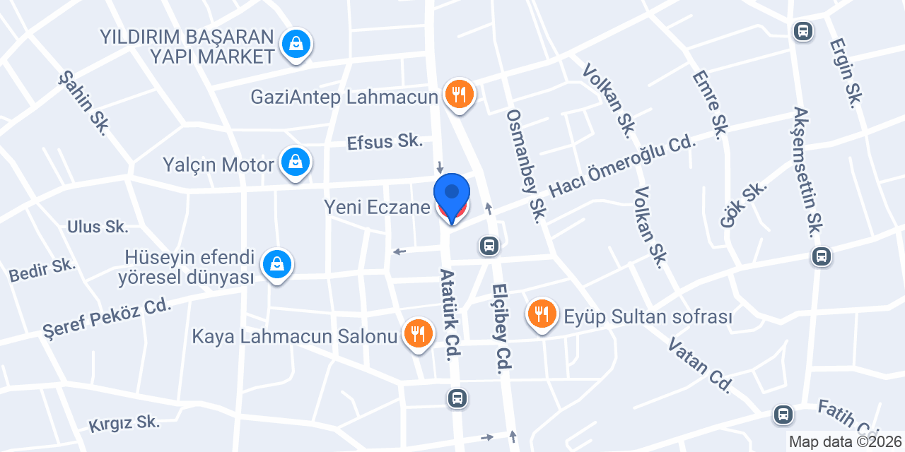 Yeni Eczane konumu