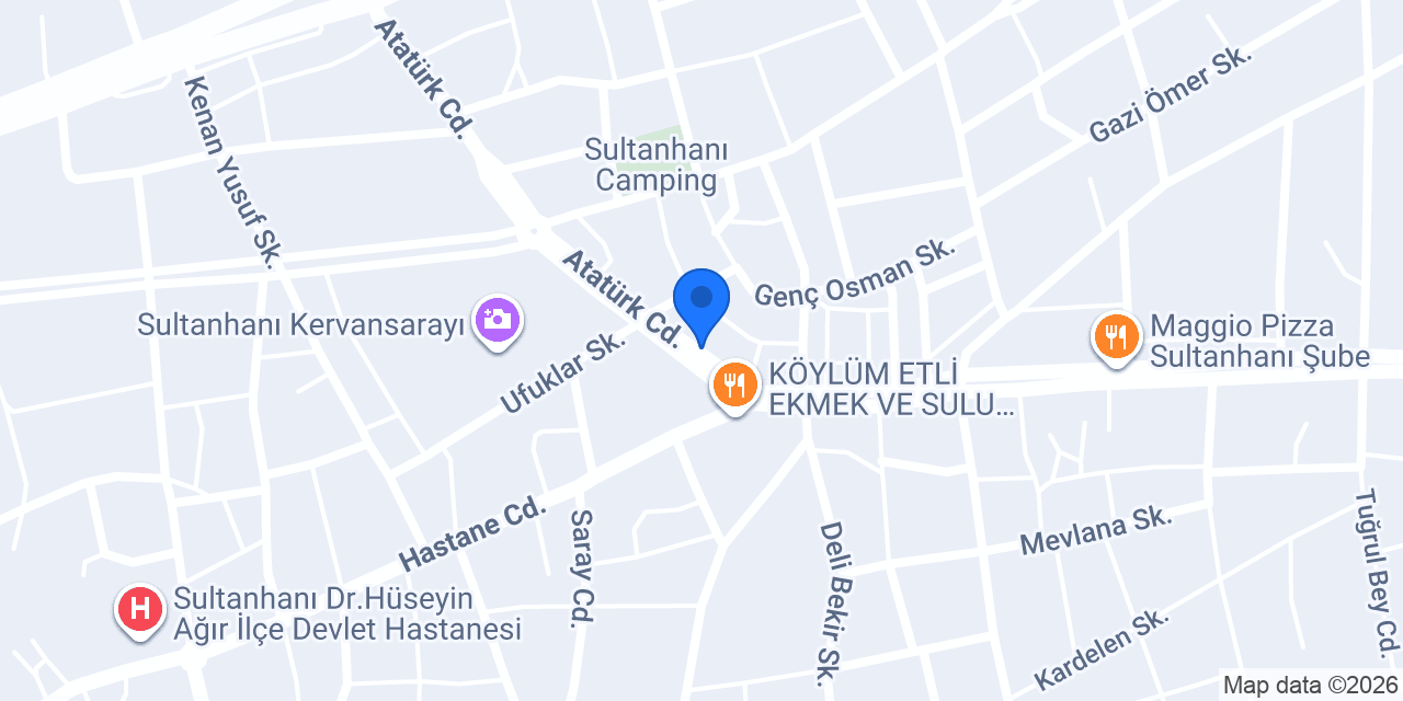Sultanhanı Noterliği konumu