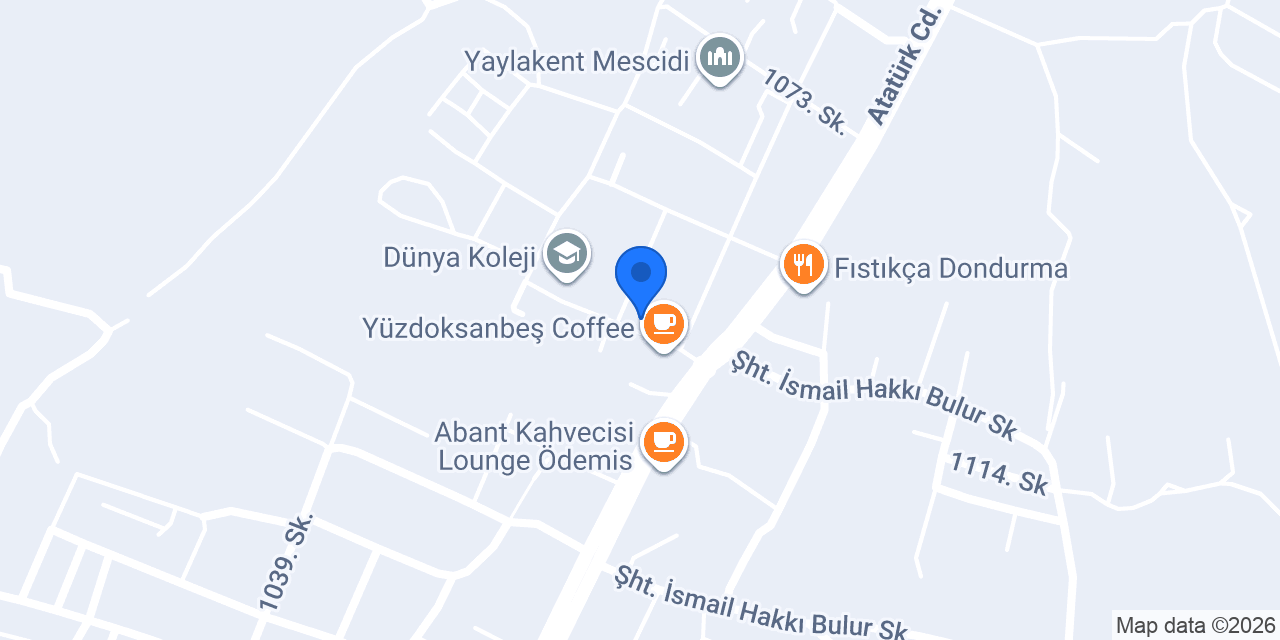 Özel Dünya Anaokulu konumu