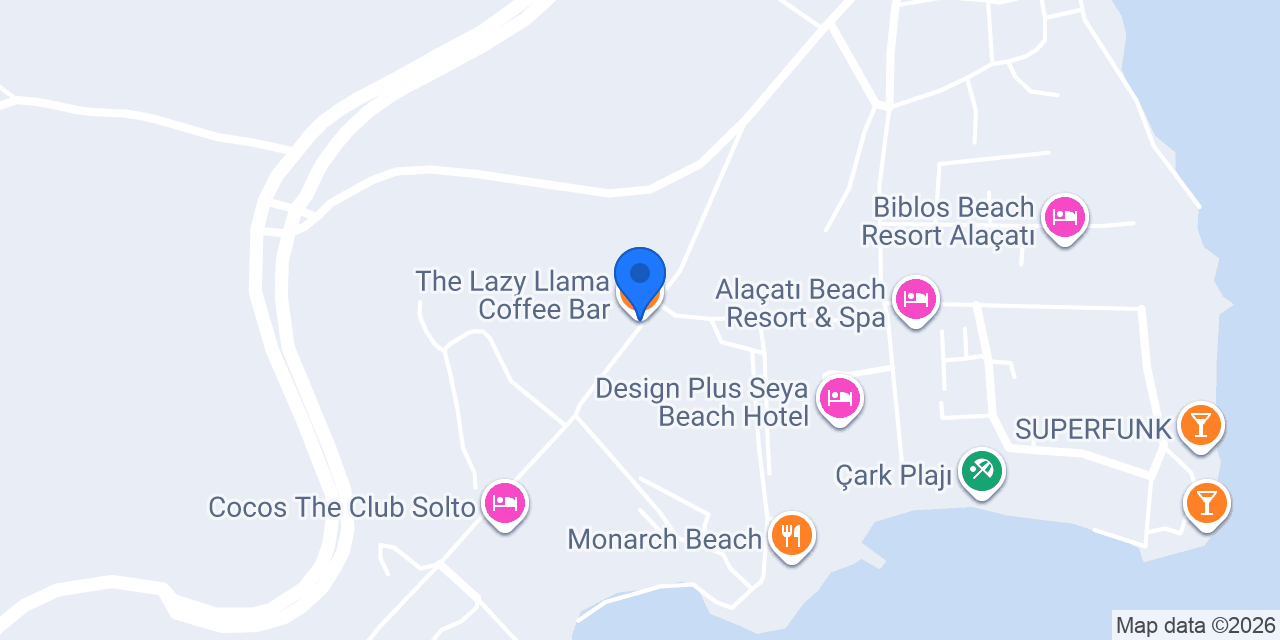 The Lazy Llama Coffee Bar konumu