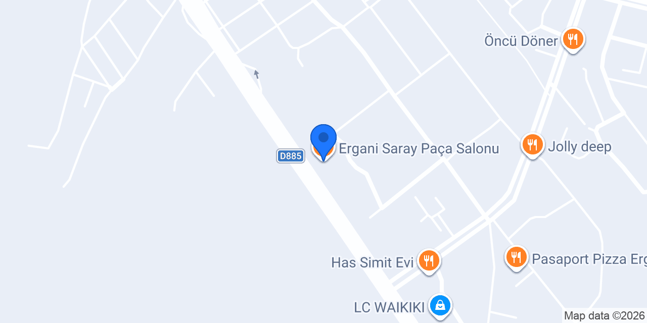 Ergani Saray Paça Salonu konumu