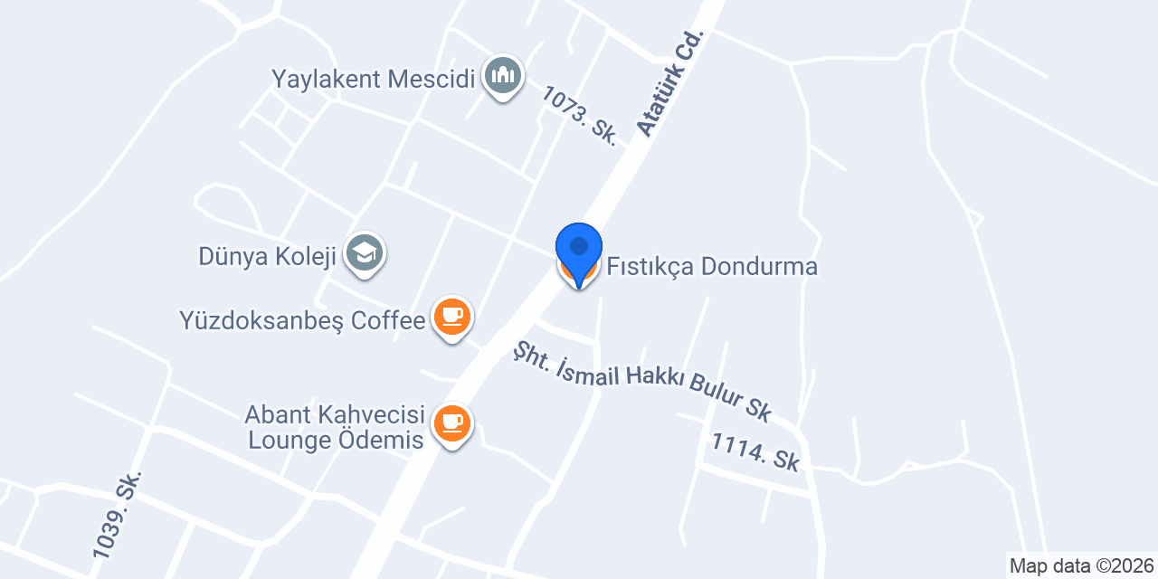 Fıstıkça Dondurma konumu