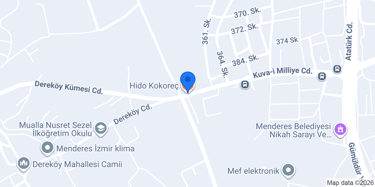 Hido Kokoreç konumu
