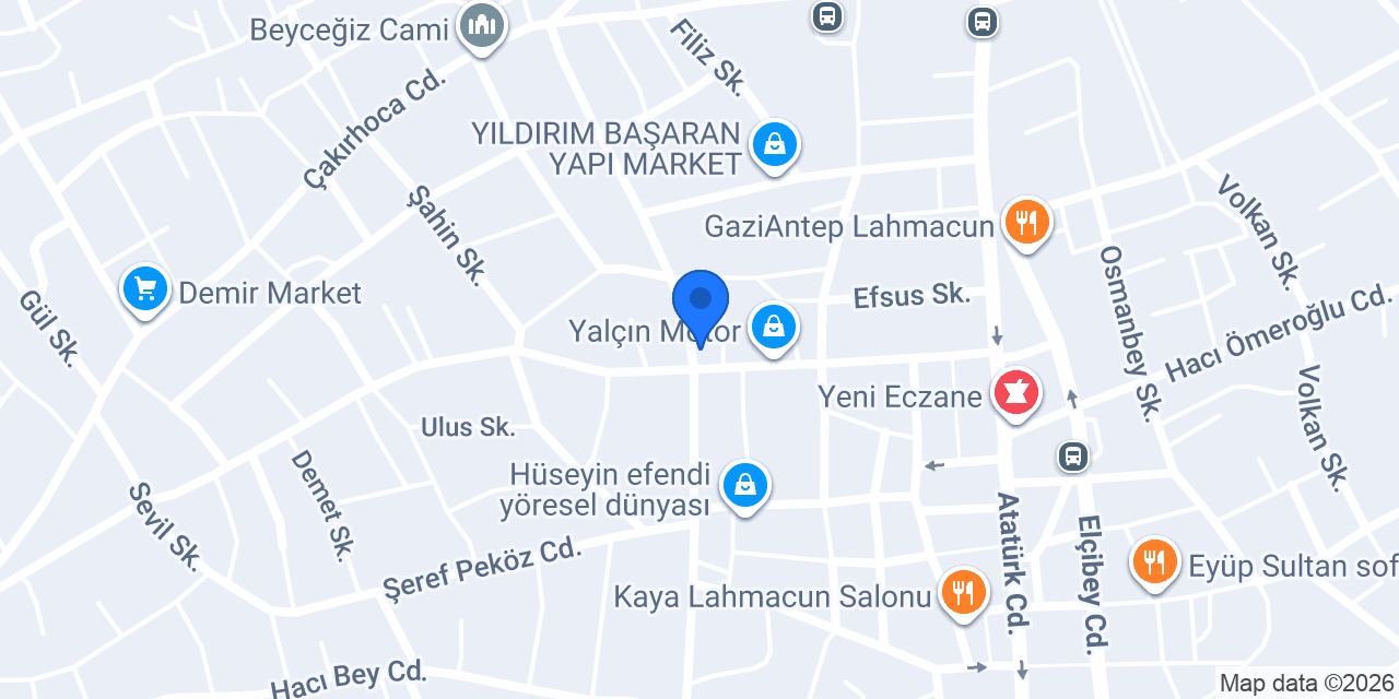 Güven Motor konumu