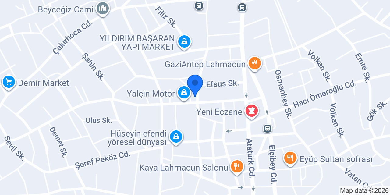Afşin EFA Müzik Organizasyon konumu