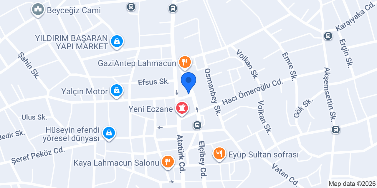 Kocabeyler Mobilya konumu