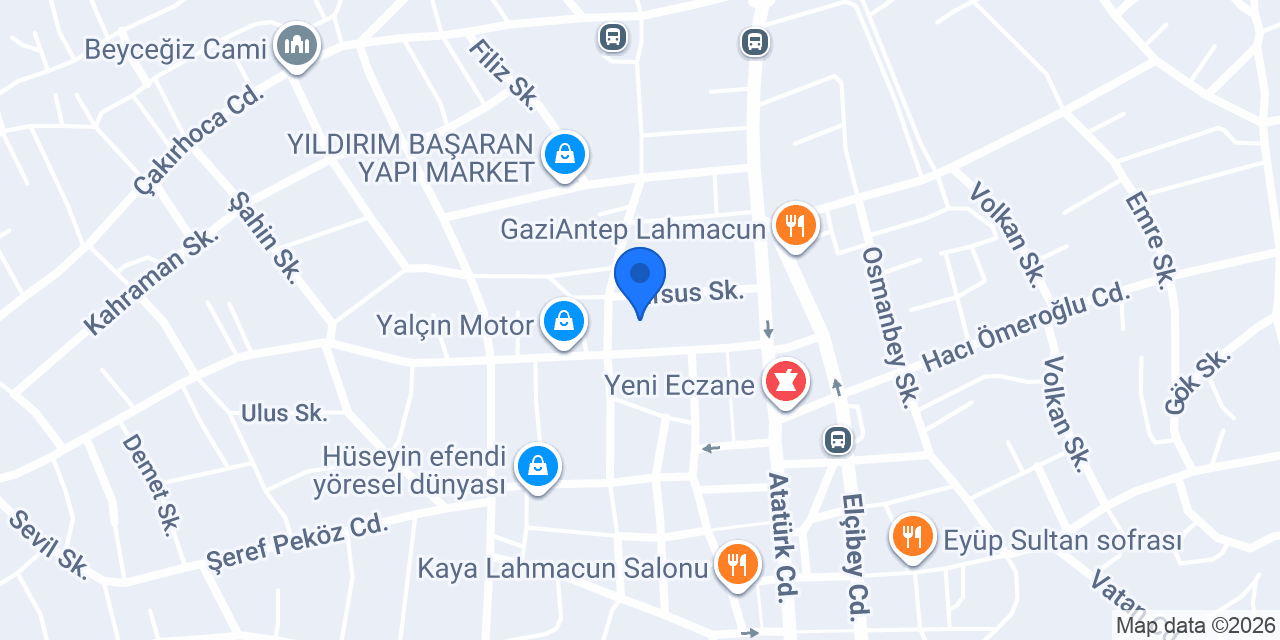 Ceren Oto Aksesuar konumu