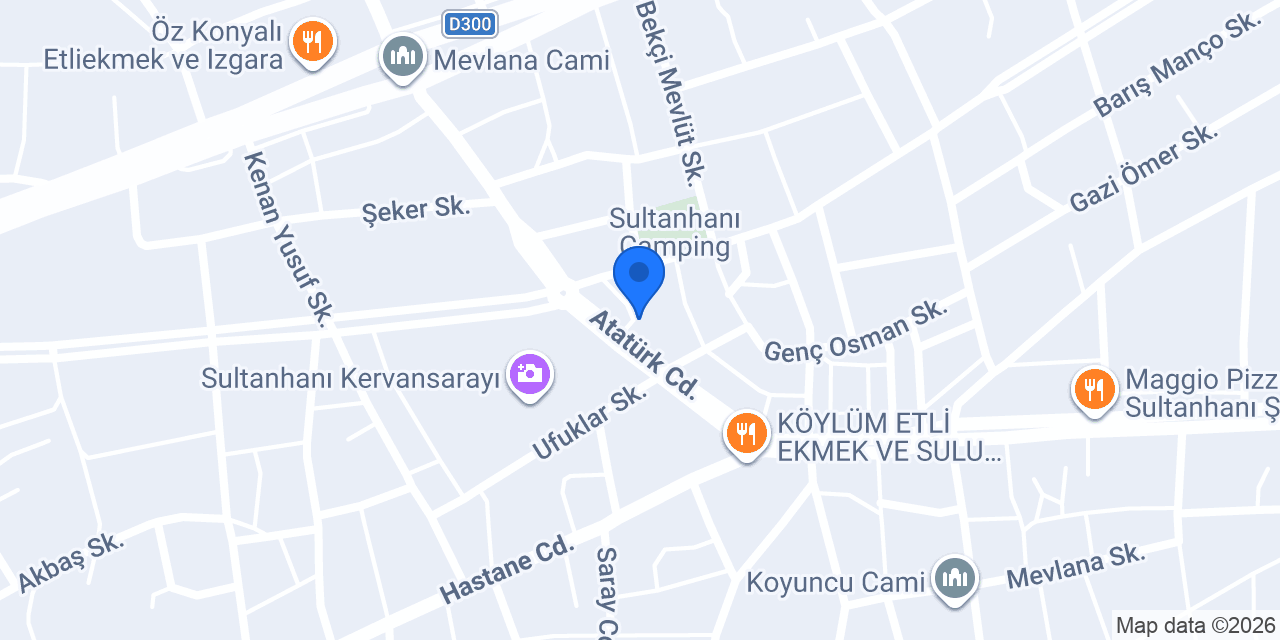 Sultan Cafe Restoran konumu