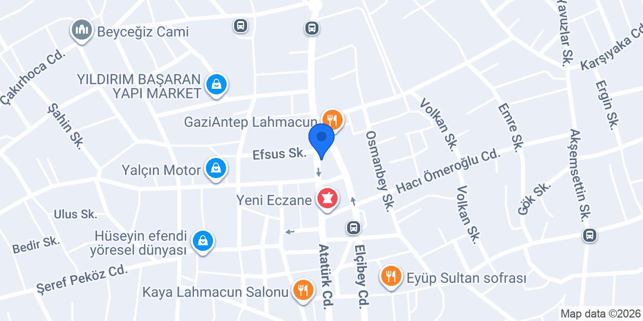 Afşin ömer aybak çiğ köfte konumu