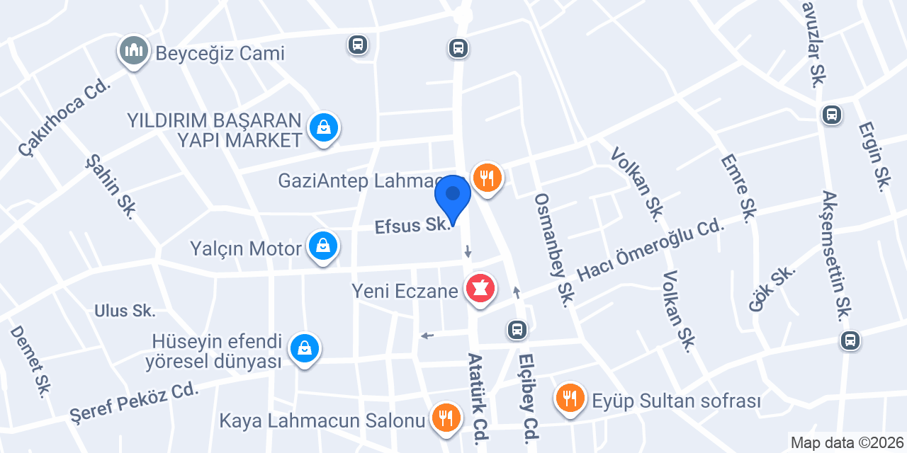 Afşin Beyceğiz Adıyörem Çiğköfte konumu