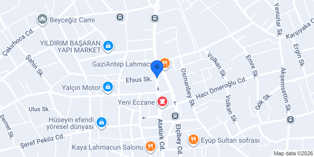 Afşin Vergi Dairesi konumu