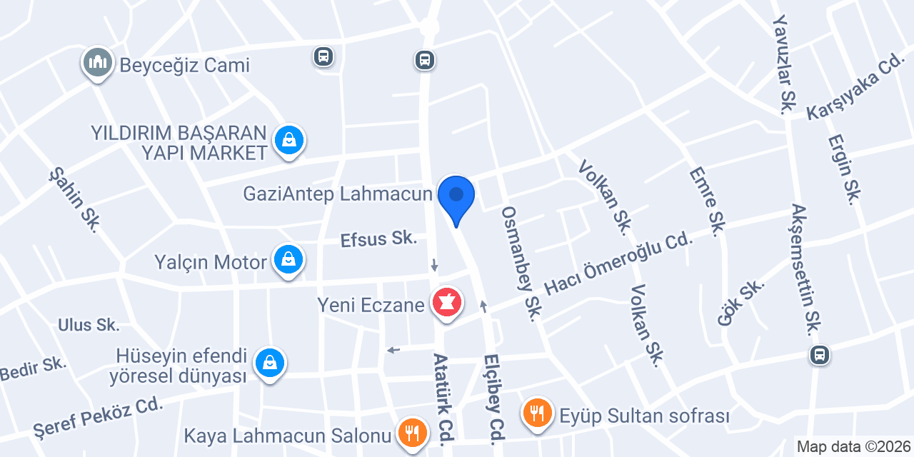 Ayrandede Yapı Market konumu
