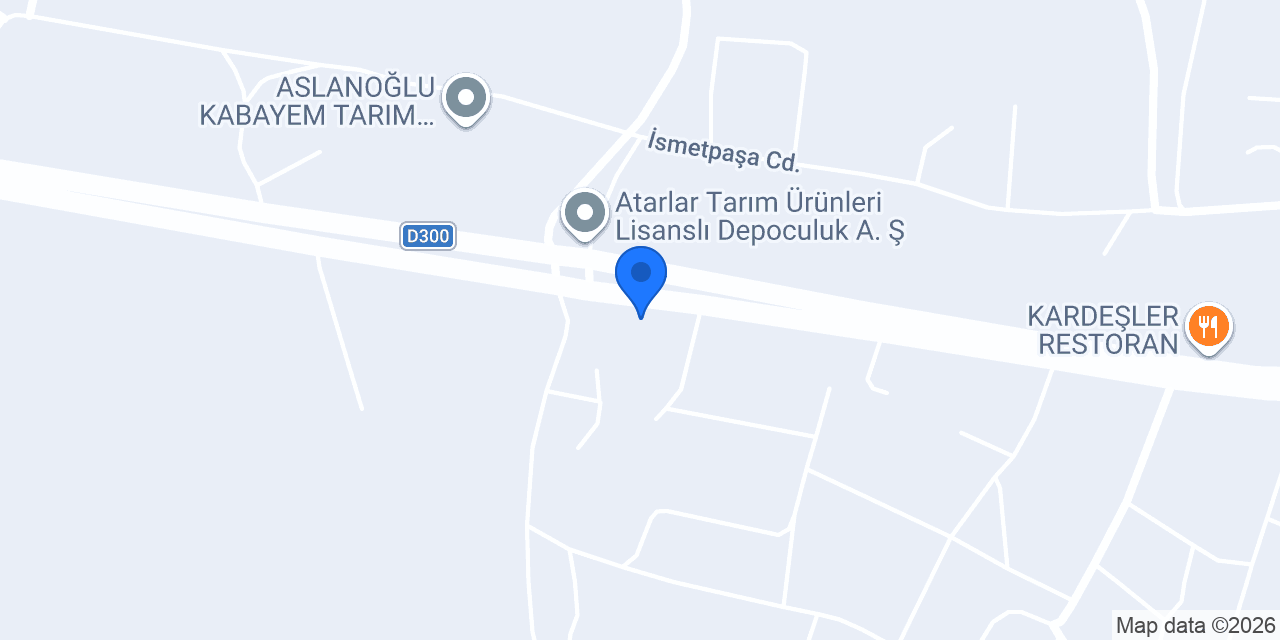 HUMA TARIM ÜRÜNLERİ SAN. VE TİC. LTD. ŞTİ. konumu