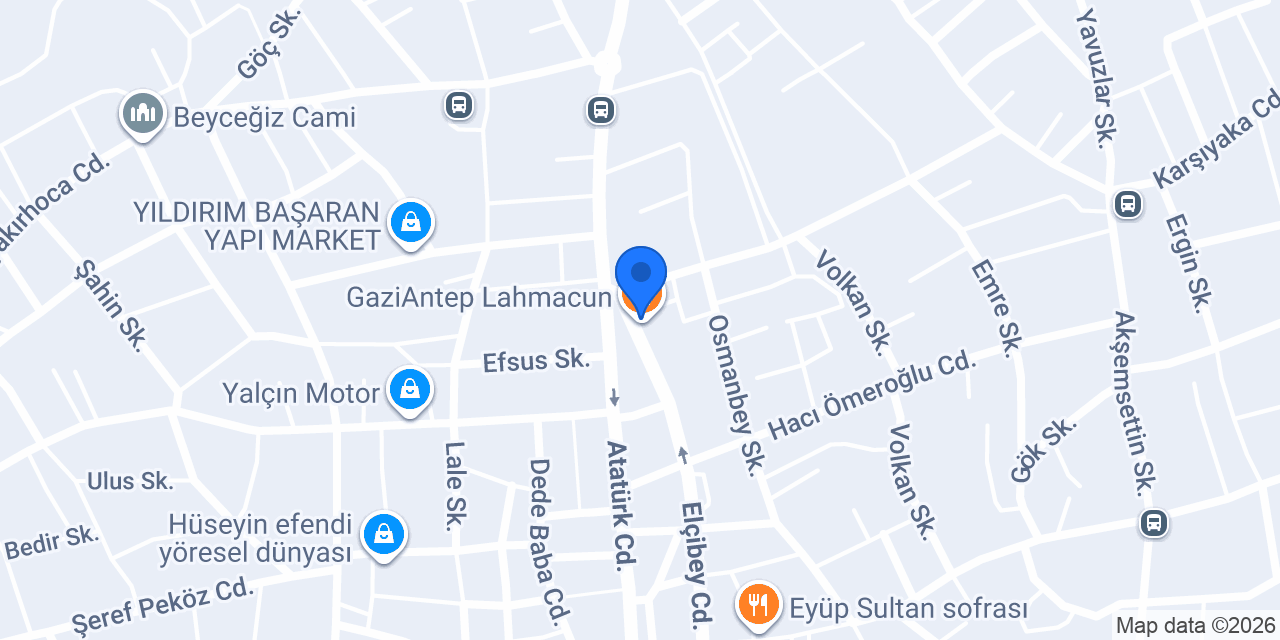 Şölen pastanesi konumu