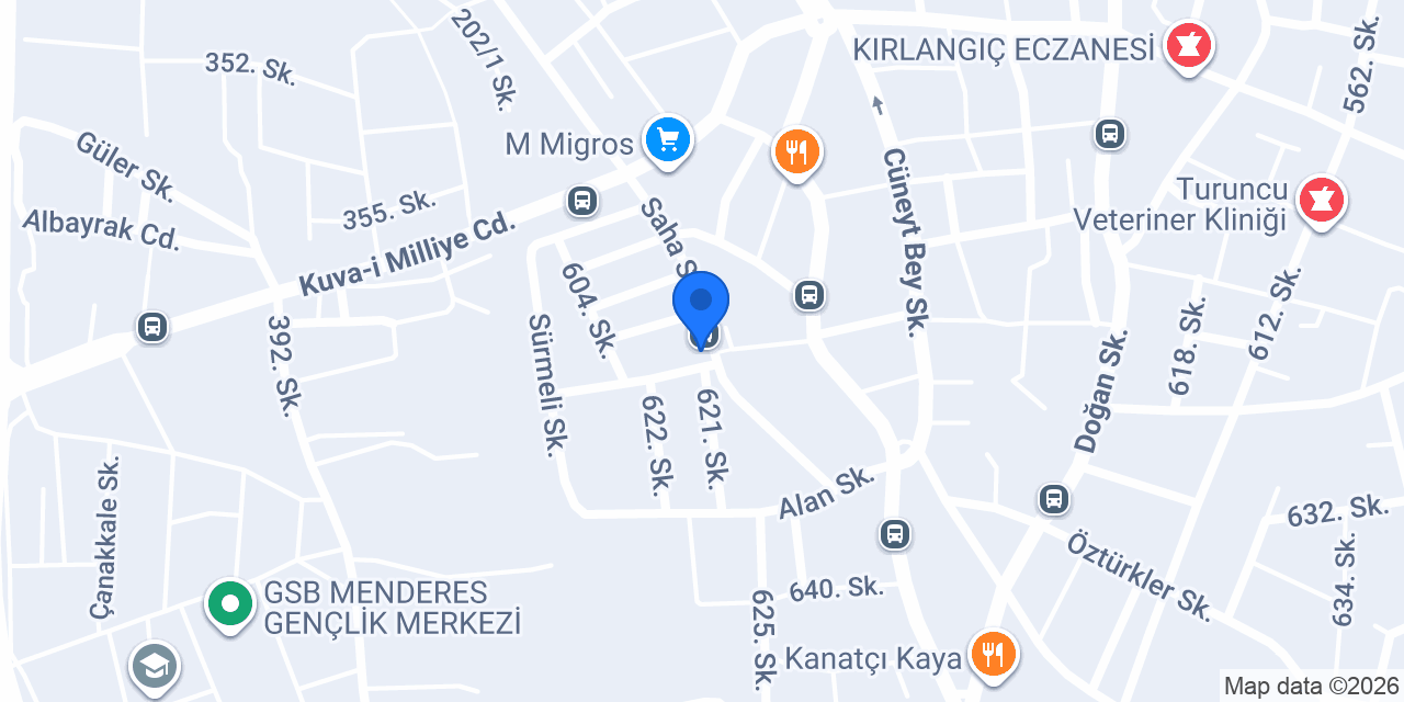 Hazar Veteriner Kliniği konumu