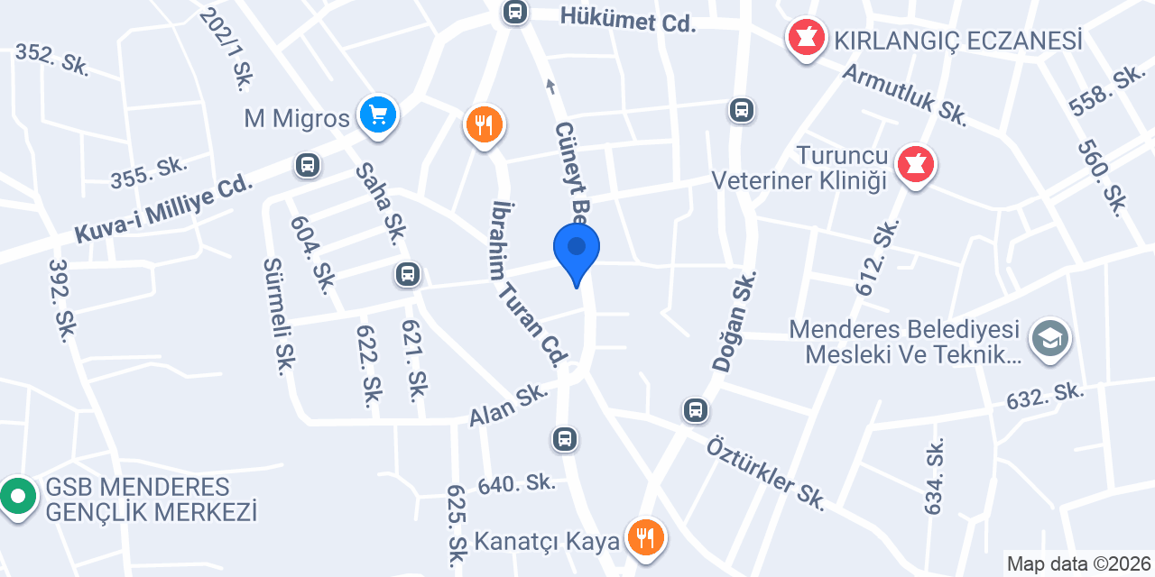 Sunay Sürücü Kursları konumu