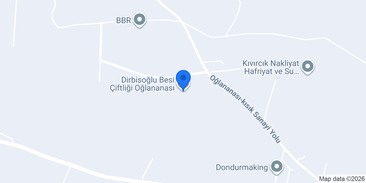 Dirbisoğlu Besi Çiftliği Oğlananası konumu