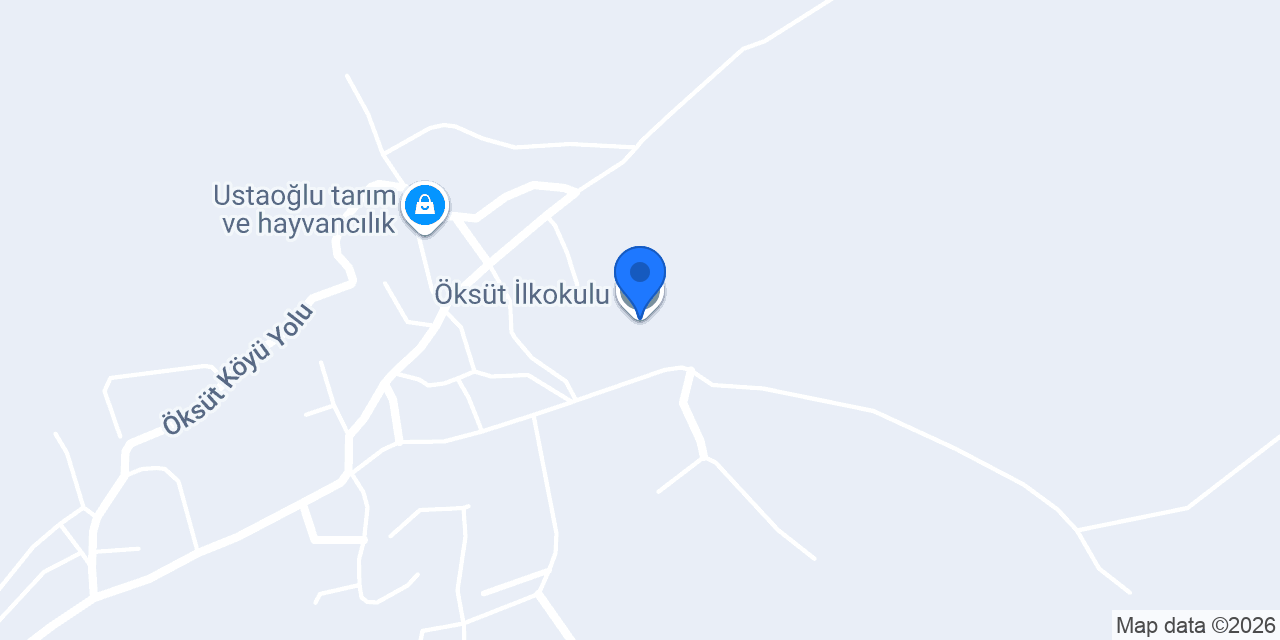 Öksüt İlkokulu konumu