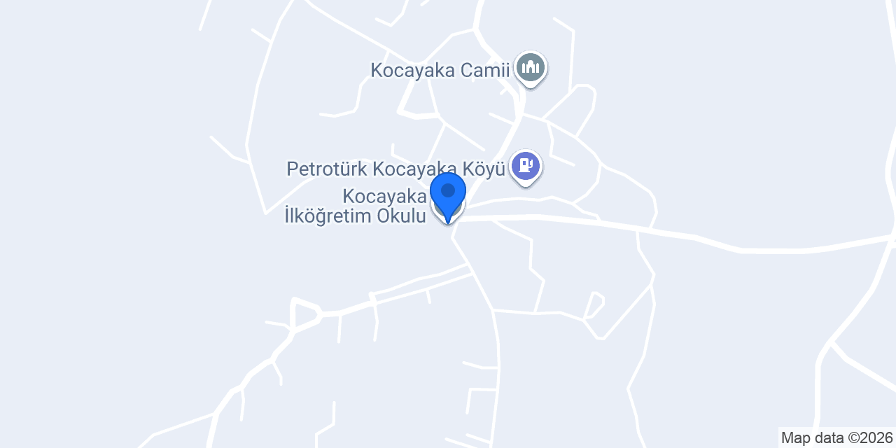 Kocayaka İlköğretim Okulu konumu